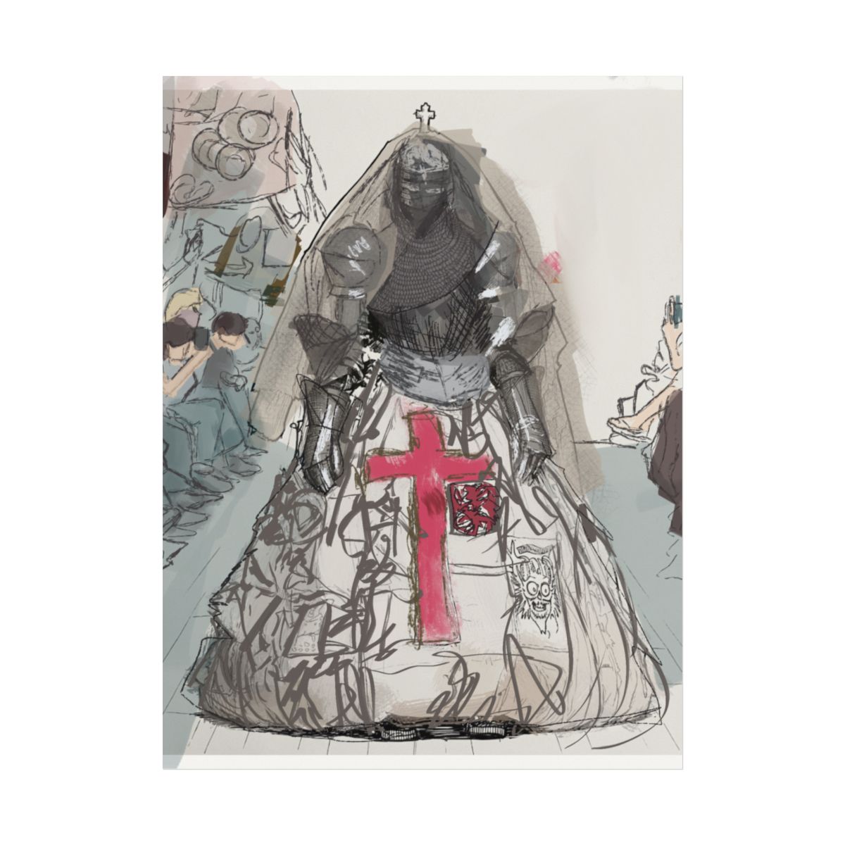 Knight of the Kingdom Framed Vertical Poster