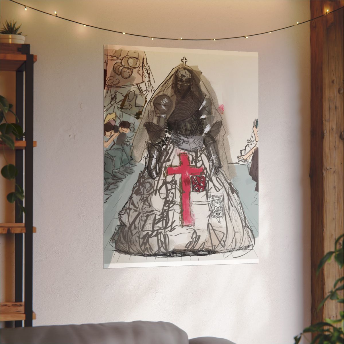 Knight of the Kingdom Framed Vertical Poster