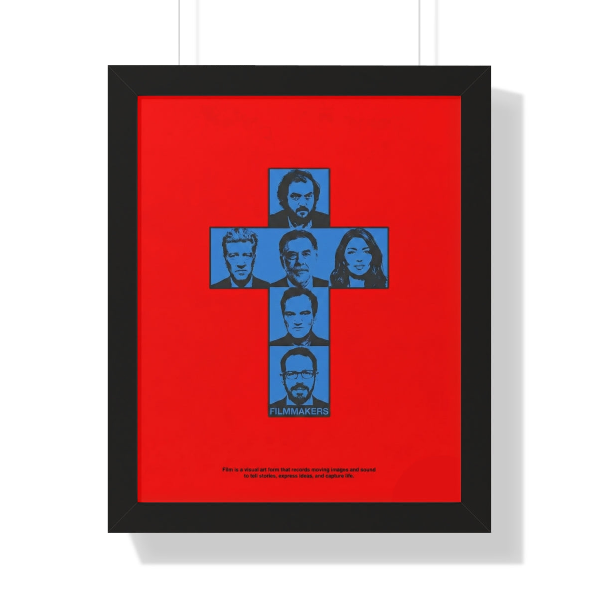 Film Makers Framed Vertical Poster